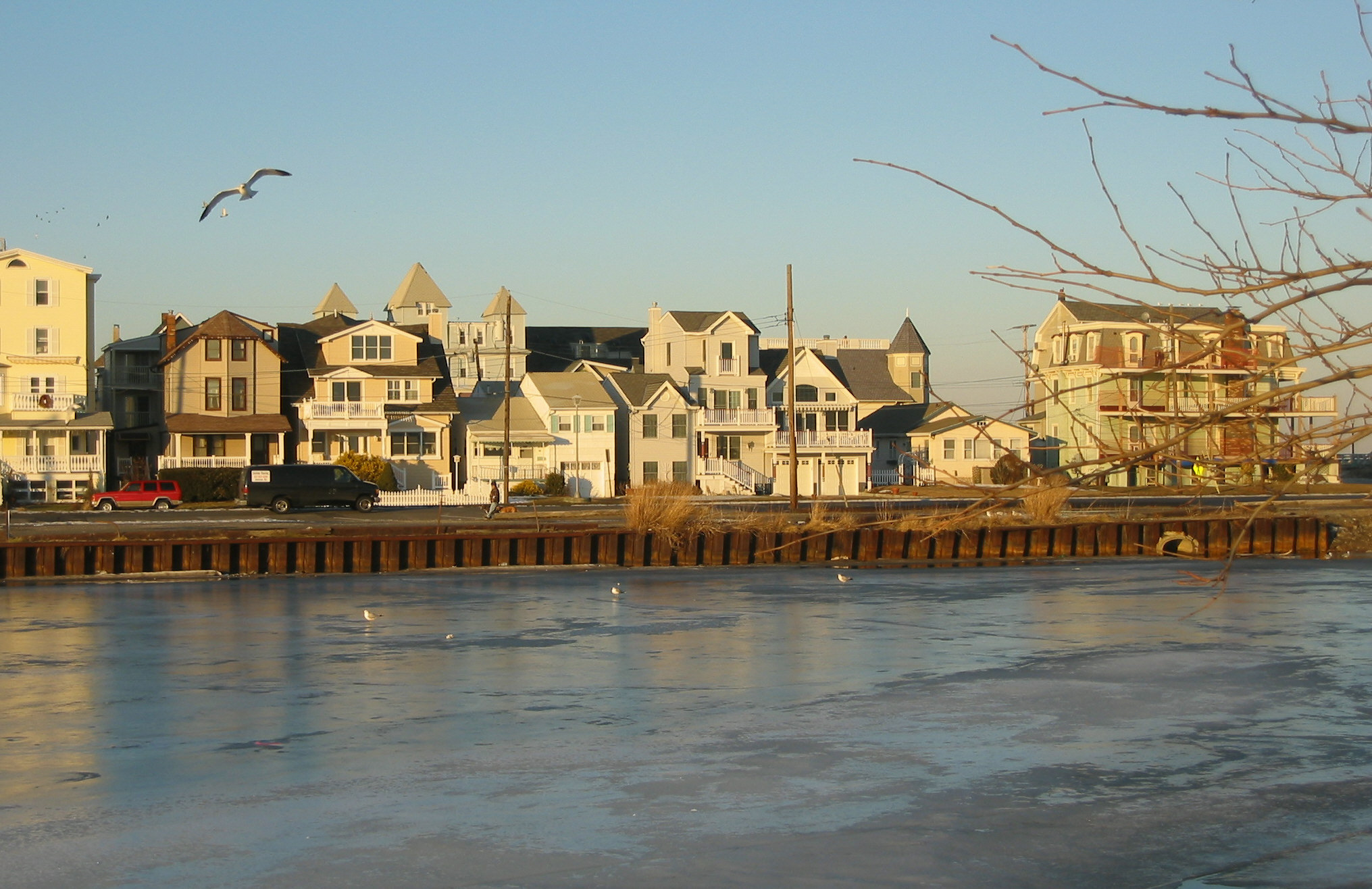 Fletcher Lake and ice